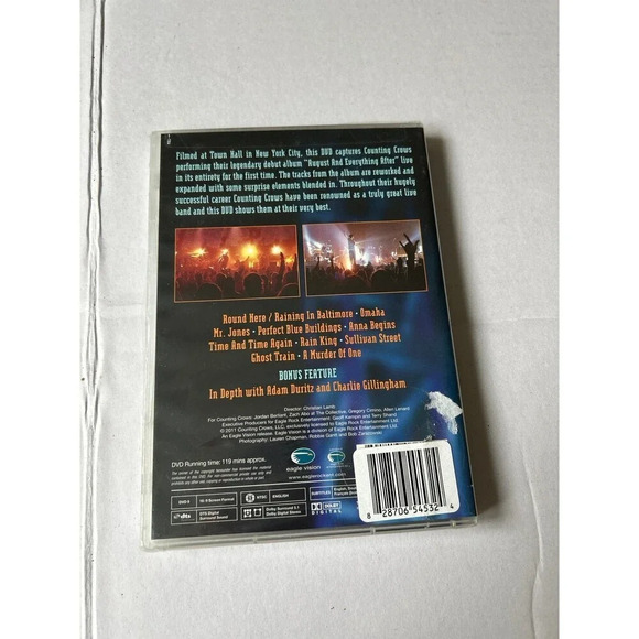 Counting Crows August and Everything After Live at Town Hall (DVD) - Picture 2 of 3